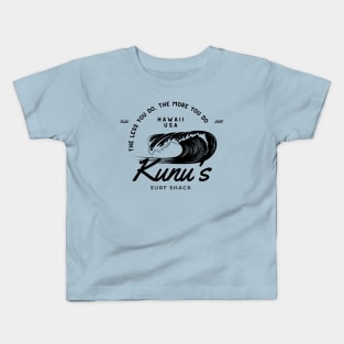 Kunu's Surf Shack blk Kids T-Shirt